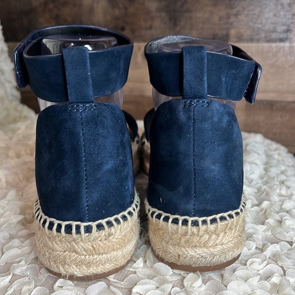Splendid Platform Sandals size 8.5 Navy Blue - Picture 4 of 9